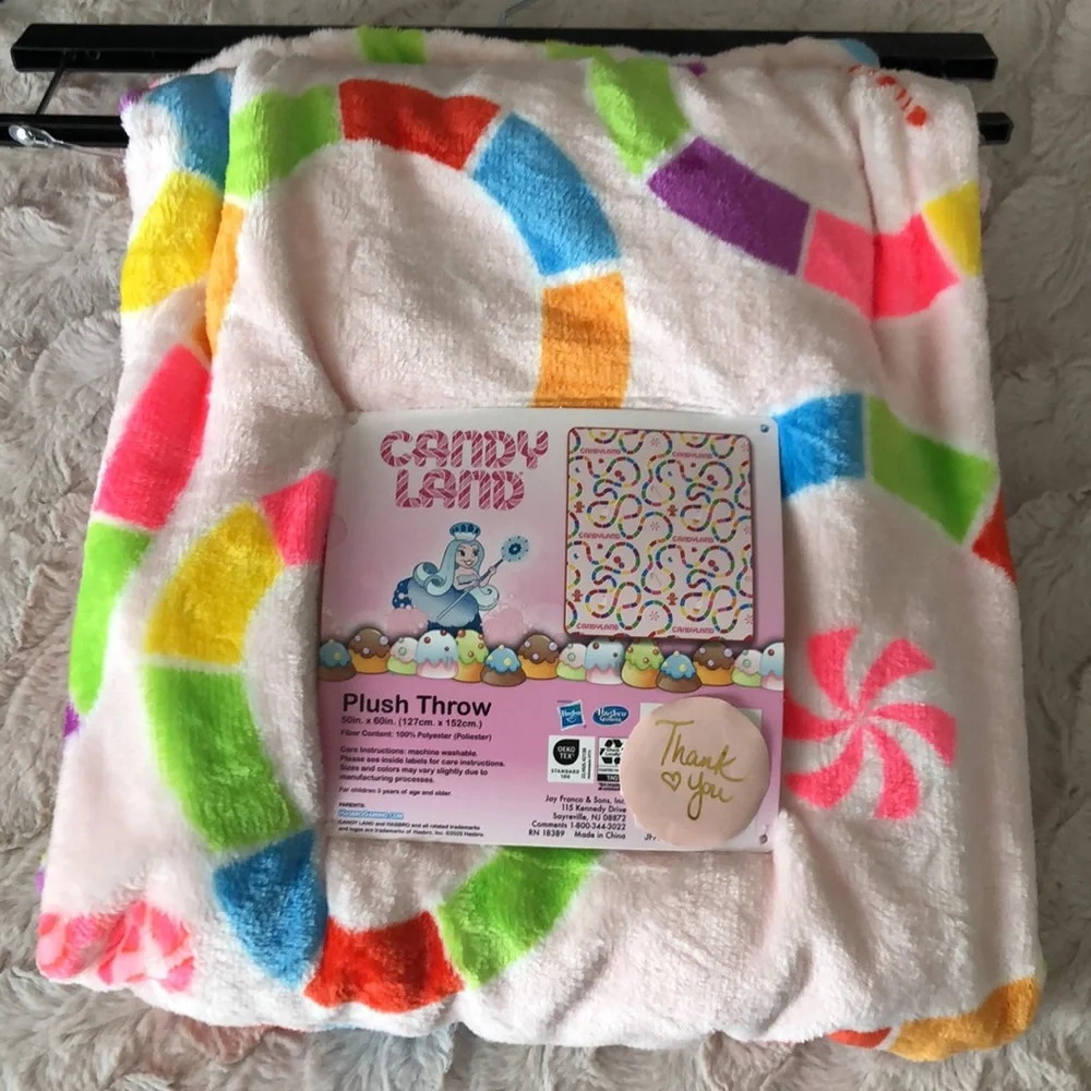 Hasbro Candy Land Plush Throw - Multicolor